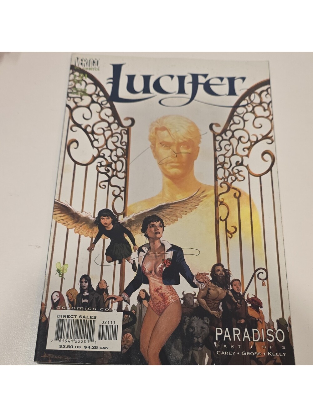 Vertigo/DC Lucifer #21 Paradiso Pt 1/3 Direct Edition Carey Gross Kelly